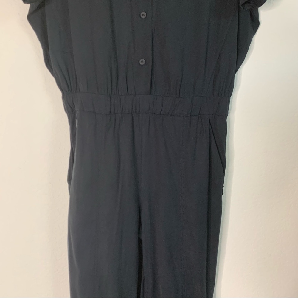 Lululemon womens black perfectly Poised short sleeve jumpsuit 8 - Picture 4 of 12